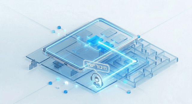 חיבור ישיר לנציג