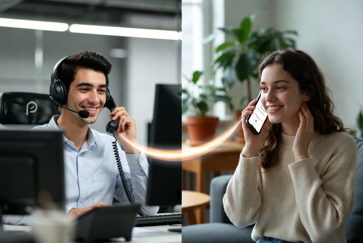 הקו הישיר לנציג אנושי - PhoneThem